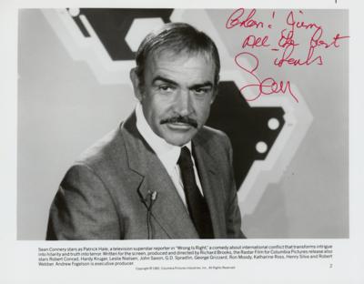 Lot #784 Sean Connery Signed Photograph