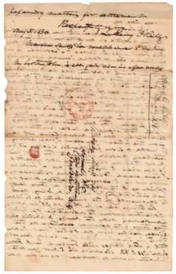 Lot #228 Florida Territory: Early Real Estate Development Letter (1836) - Image 2