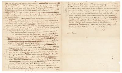 Lot #151 John Jay Autograph Letter Signed as Chief Justice - Written from London Two Weeks After the Signing of the Jay Treaty - Image 2