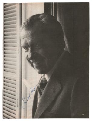 Lot #100 Richard Nixon Signed Photograph - Image 1