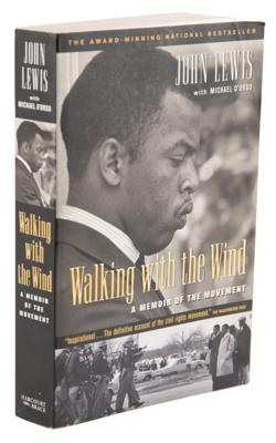 Lot #268 John Lewis Signed Book - Walking with the Wind - Image 3