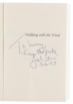 Lot #268 John Lewis Signed Book - Walking with the Wind - Image 4