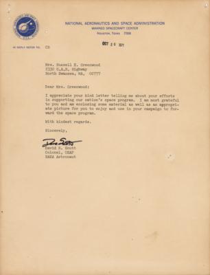 Lot #539 Dave Scott Typed Letter Signed - Image 1