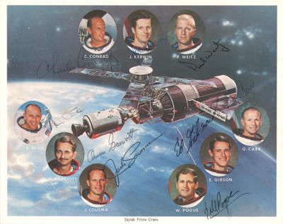 Lot #549 Skylab Prime Crews Multi-Signed Photograph - Image 1