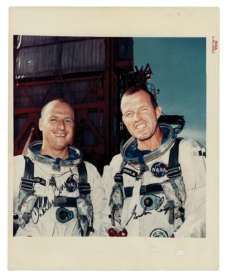 Lot #468 Gemini 5 Signed Photograph - Image 1