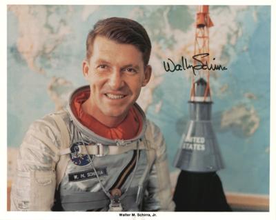 Lot #537 Wally Schirra Signed Photograph - Image 1