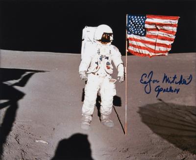 Lot #530 Edgar Mitchell Signed Photograph - Image 1