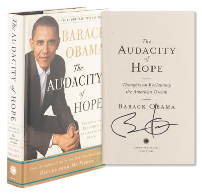 Lot #101 Barack Obama Signed Book