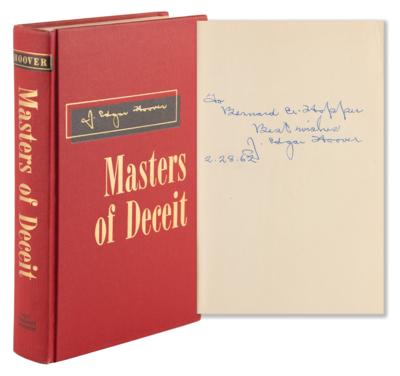 Lot #241 J. Edgar Hoover Signed Book