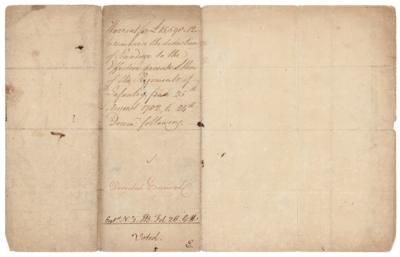 Lot #258 King George III Document Signed - Image 4
