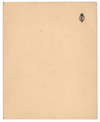 Lot #254 King Edward VIII Signed Christmas Card (1933) - Image 2