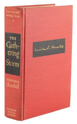 Lot #155 Winston Churchill Signed First Edition Book - The Gathering Storm - Image 3