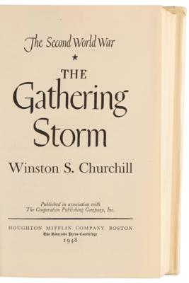 Lot #155 Winston Churchill Signed First Edition Book - The Gathering Storm - Image 5
