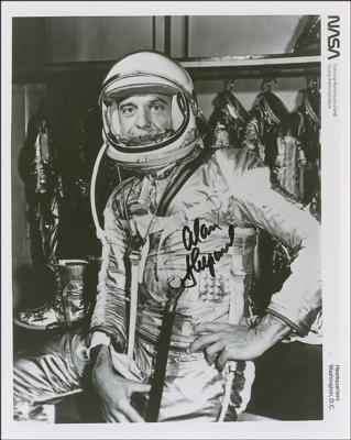 Lot #546 Alan Shepard Signed Photograph