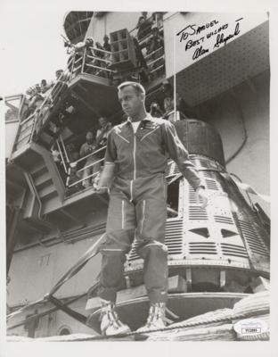 Lot #544 Alan Shepard Signed Photograph