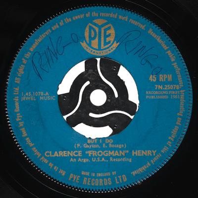 Lot #676 Beatles: Ringo Starr's Multi-Signed Clarence 'Frogman' Henry Single Record - Image 4