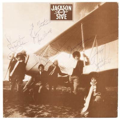 Lot #650 Jackson 5 Signed Album - Skywriter (Obtained During Their 1973 Australian Tour) - Image 1