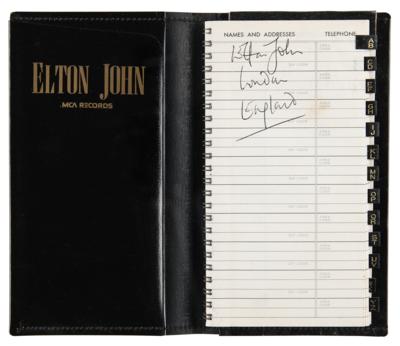 Lot #711 Elton John Signed 'A Single Man' Promotional Diary - Image 1