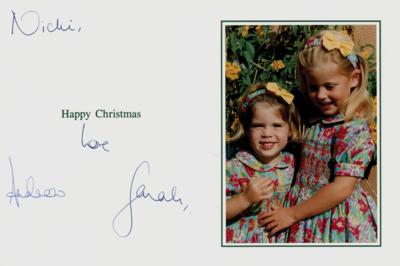 Lot #287 Prince Andrew and Sarah, Duchess of York Signed Christmas Card - Image 1