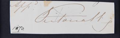 Lot #295 Queen Victoria Signature - Image 2