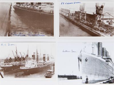 Lot #314 Titanic Survivors (4) Signed Photographs: Beatrice Sandstrom, Edith Haisman, and Bertram Vere and Millvina Dean - Image 2
