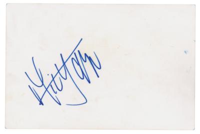 Lot #724 Rolling Stones: Mick Jagger Signature