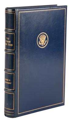 Lot #90 Jacqueline Kennedy's Signed Presentation Copy of To Turn the Tide by John F. Kennedy - Image 3