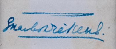 Lot #618 Charles Dickens Signature - Image 2