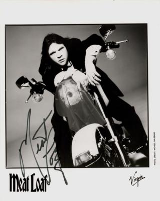 Lot #715 Meat Loaf Signed Photograph