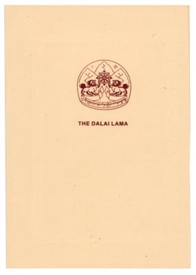 Lot #213 Dalai Lama Signed Photograph - Image 2