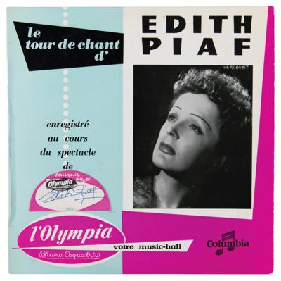 Lot #665 Edith Piaf Signature