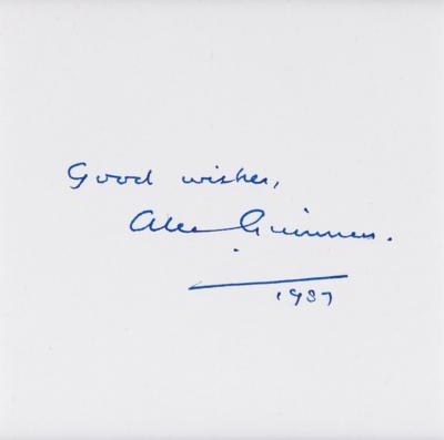 Lot #858 Star Wars: Alec Guinness Signature - Image 2