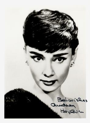Lot #757 Audrey Hepburn Signed Photograph