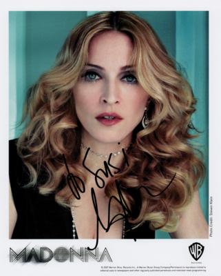 Lot #747 Madonna Signed Photograph - Image 1