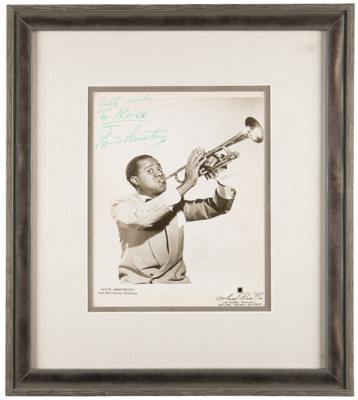 Lot #656 Louis Armstrong Signed Photograph - Image 2