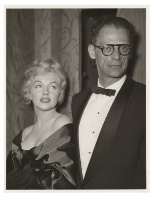 Lot #835 Marilyn Monroe and Arthur Miller Original Photograph by Dezo Hoffman - Image 1