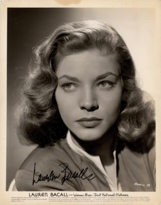Lot #769 Lauren Bacall Signed Photograph