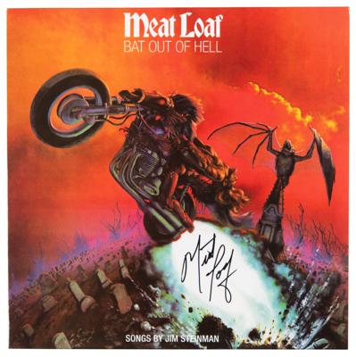 Lot #716 Meat Loaf Signed Album