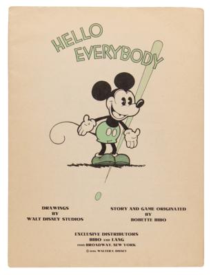 Lot #602 Walt Disney: Mickey Mouse Book - First Edition (1930) - Image 2