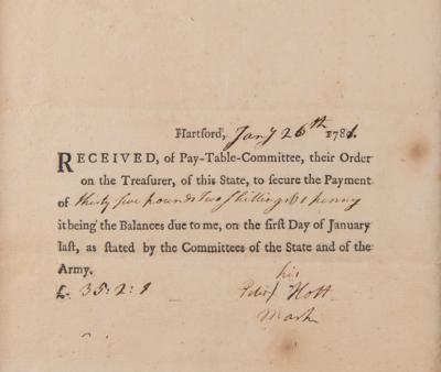 Lot #132 George Washington's Secret Service (2) Documents Signed - Image 3