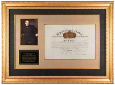 Lot #54 Grover Cleveland Document Signed - Image 1