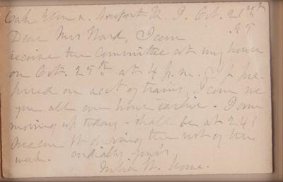 Lot #623 Julia Ward Howe Autograph Letter Signed - Image 2