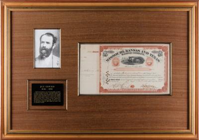 Lot #237 Jay Gould Document Signed