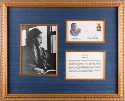 Lot #283 Rosa Parks Signed First Day Cover