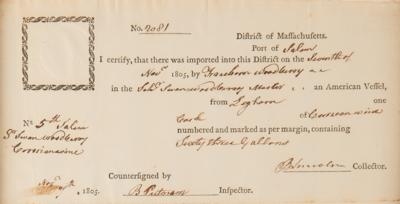 Lot #360 Benjamin Lincoln Document Signed - Image 2