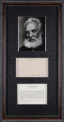 Lot #201 Alexander Graham Bell Typed Letter Signed - Image 1