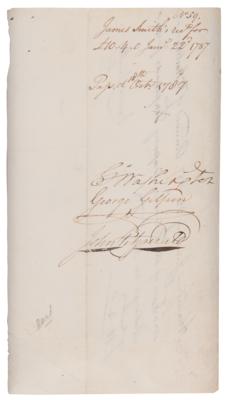 Lot #1 George Washington Document Signed for the Potomac Company - Image 2
