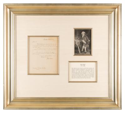 Lot #4 John Adams Autograph Letter Signed to a Reverend, Acknowledging His "Love of Country" - Image 2