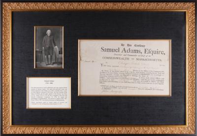 Lot #139 Samuel Adams Document Signed - Image 3
