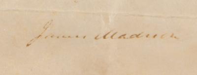 Lot #8 Thomas Jefferson and James Madison Document Signed, Appointing a Founder as Commissioner of Loans - Image 5